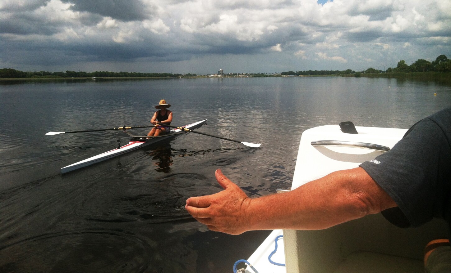 Bob Whitford. He's director of operations at Nathan Benderson Park, coaches Nick Edwards